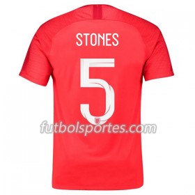 Camisetas Inglaterra Stones 5 Segunda Equipacion Mundial 2018